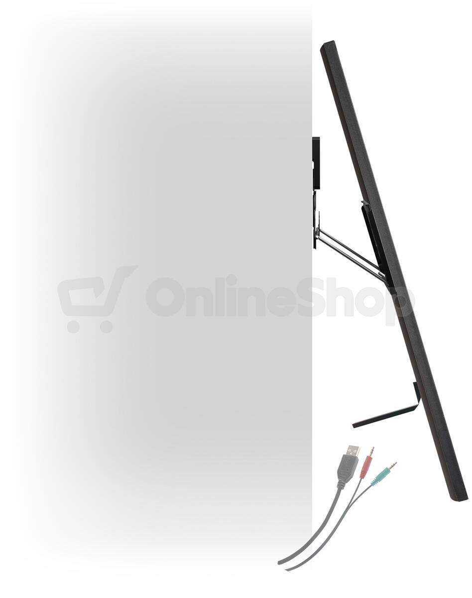 Držák TV GoGEN ultra slim, pevný XL - černý