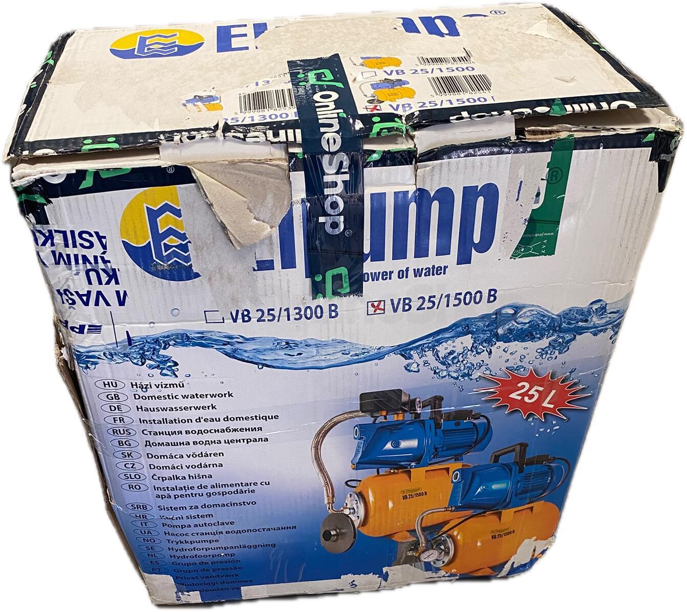 Domácí vodárna Elpumps VB 25/1500 B | Skutečná fotografie prodávaného kusu | Skutečná fotografie prodávaného kusu | Skutečná fotografie prodávaného kusu | Skutečná fotografie prodávaného kusu | Skutečná fotografie prodávaného kusu | Skutečná fotografie prodávaného kusu