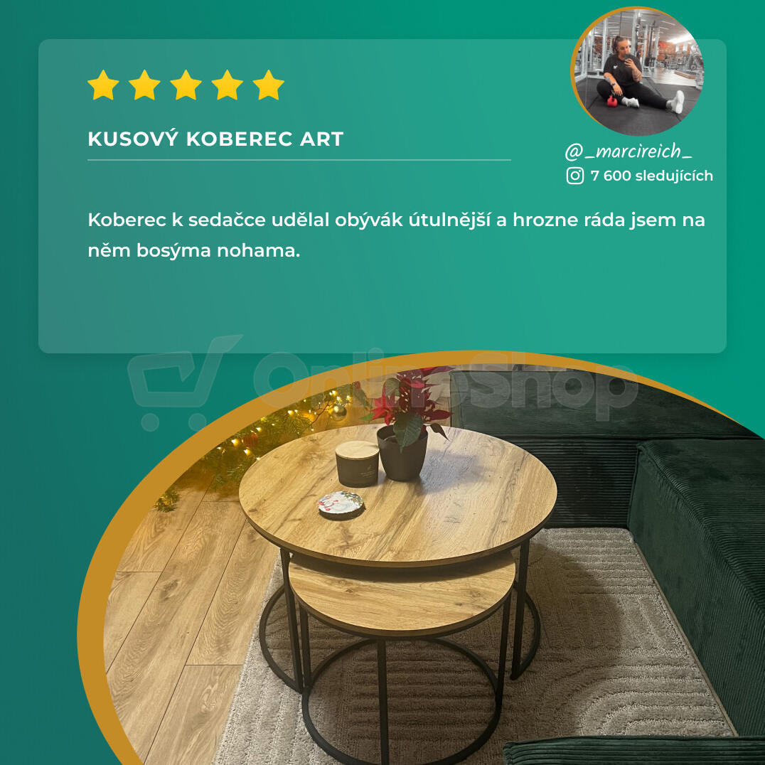Kusový koberec Art 1121 Beige 240x340