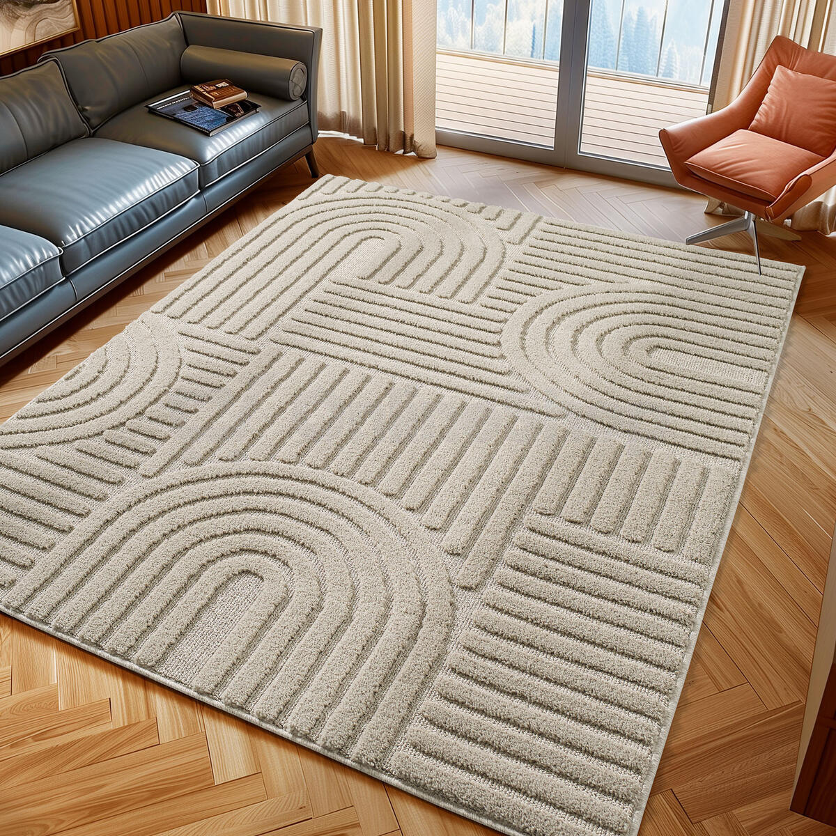 Kusový koberec Art 1121 Beige 60x110