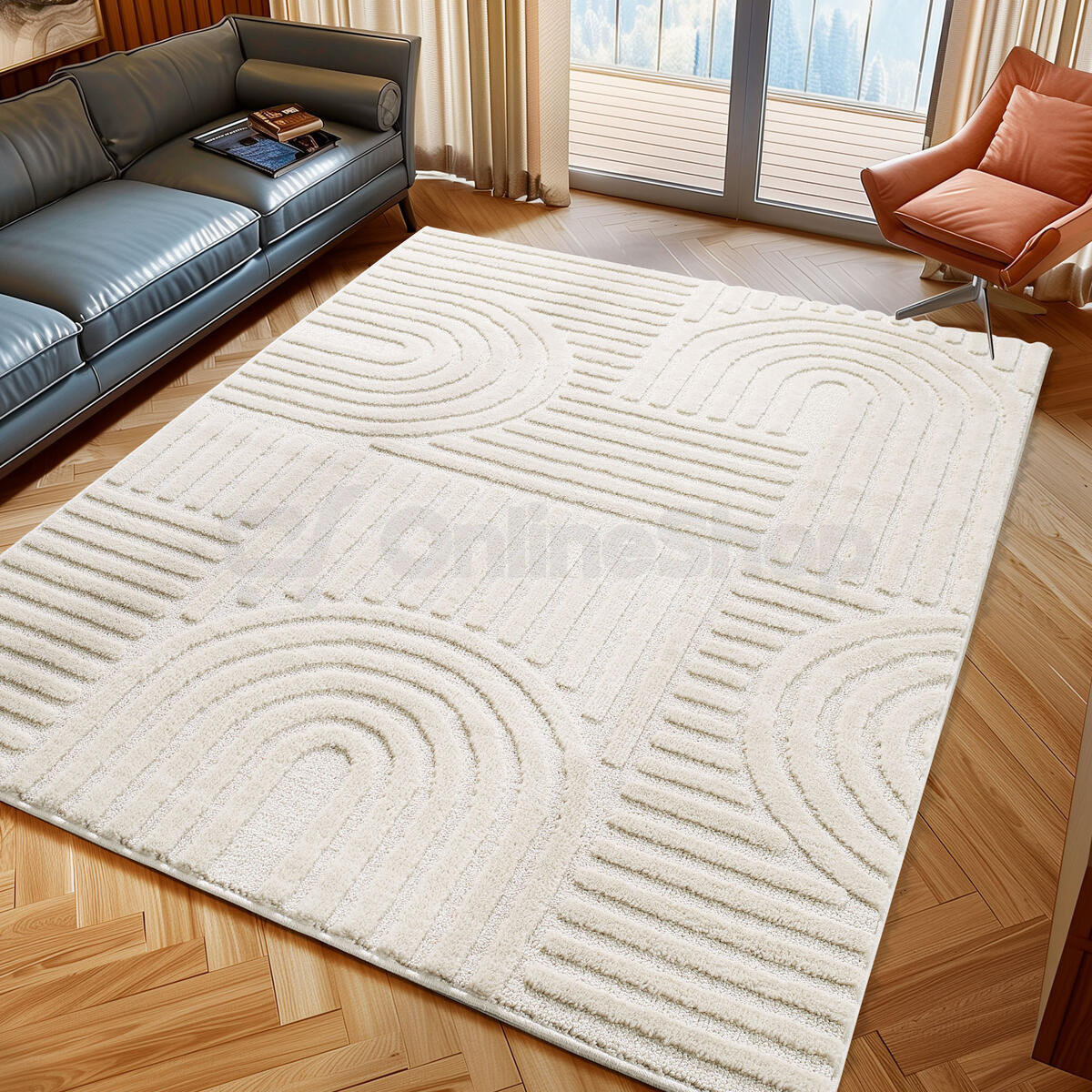 Běhoun Art 1121 Cream 80x250