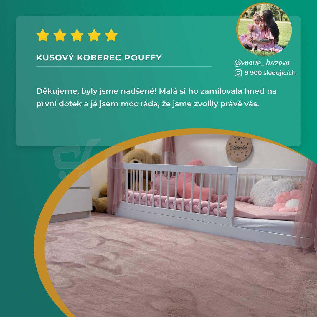 Běhoun Pouffy 5100 Green 80x250