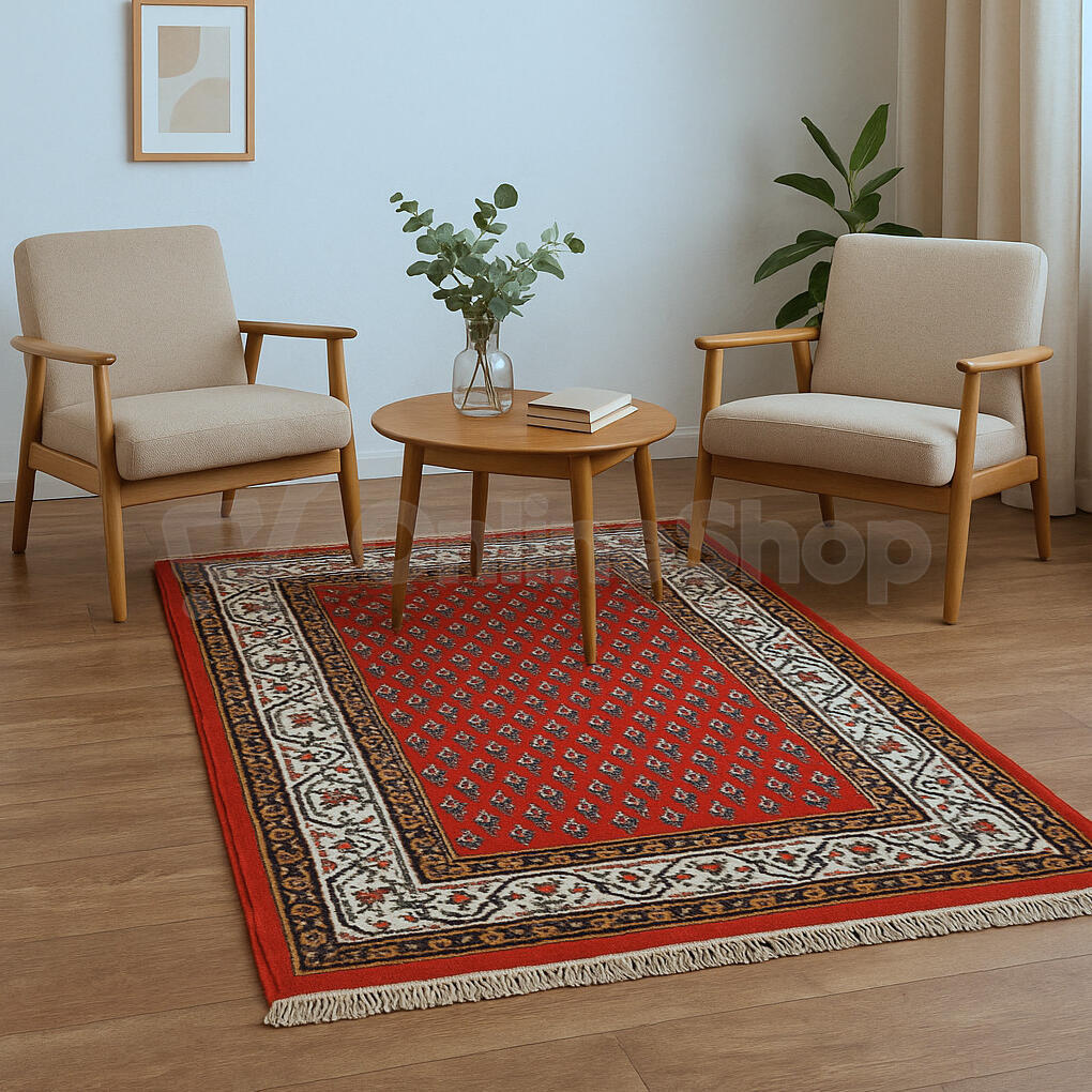 Kusový ručně tkaný koberec Mir red 120x180