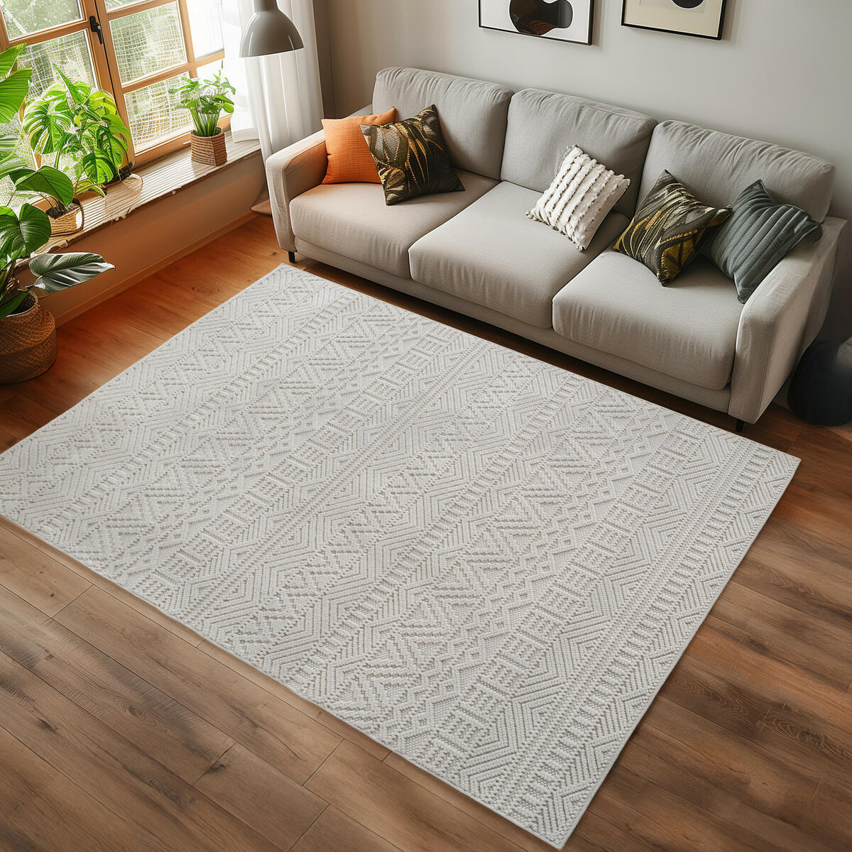 Kusový koberec Helix 2202 cream 60x110