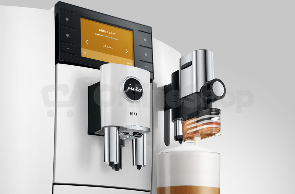 Kávovar Jura E8 Piano White (ED)