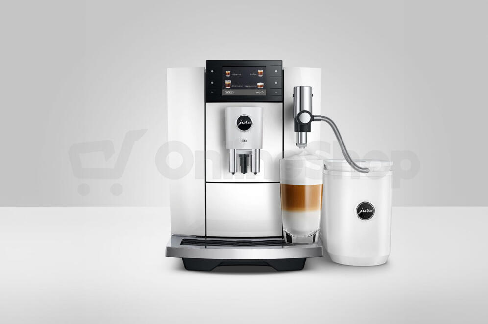 Kávovar Jura E8 Piano White (ED)