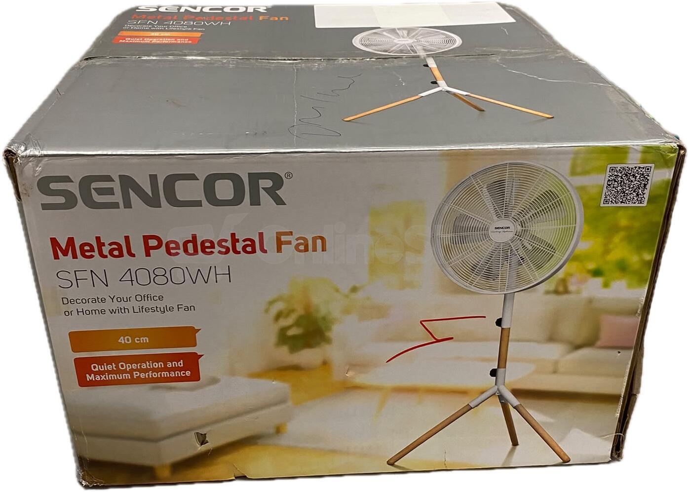 Stojanový ventilátor Sencor SFN 4080WH | Skutečná fotografie prodávaného kusu | Skutečná fotografie prodávaného kusu