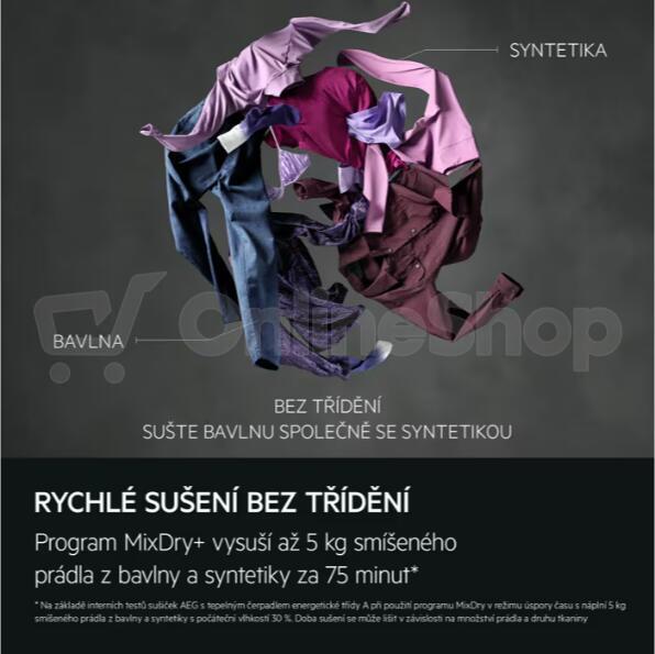 Sušička prádla AEG TR931V6CC 9000X AbsoluteCare® Pro
