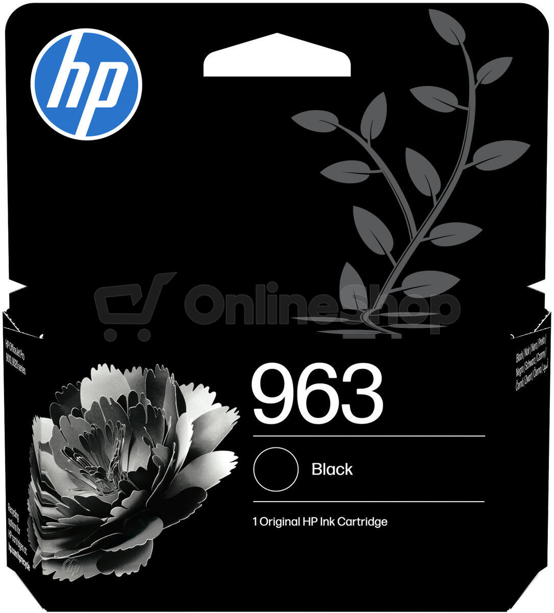 HP Ink Cartridge 963 Black/1000 stran (3JA26AE#LS1)