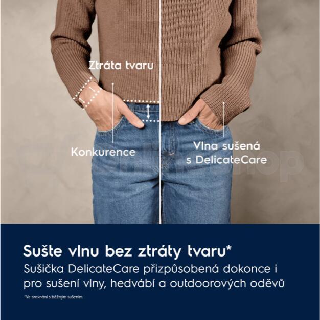 Sušička prádla Electrolux EW7D48BNCC 700 DelicateCare