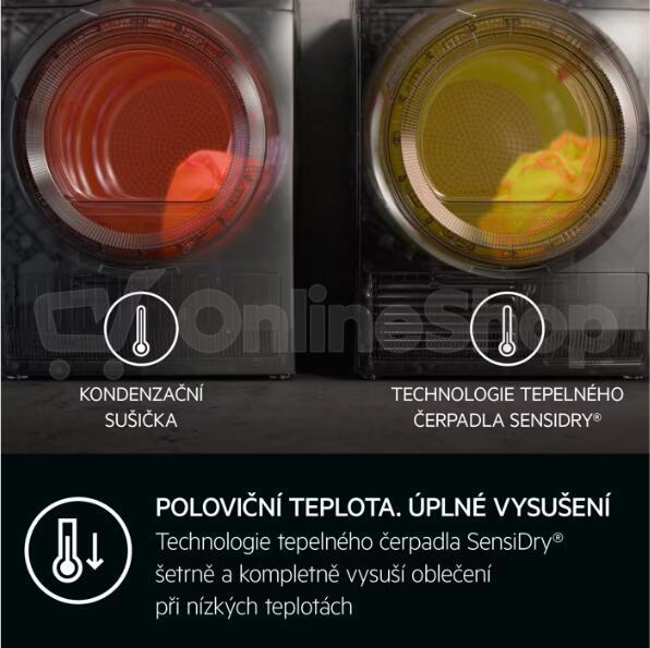 Sušička prádla AEG TR818NWC 8000 AbsoluteCare®
