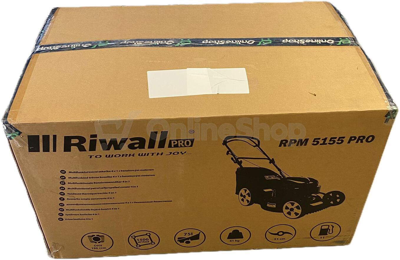 Benzínová sekačka Riwall PRO RPM 5155 PRO 4 v 1 | Skutečná fotografie prodávaného kusu