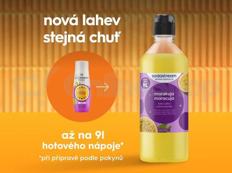 Příchuť SodaStream Příchuť Maracuja Zero 440ml DC
