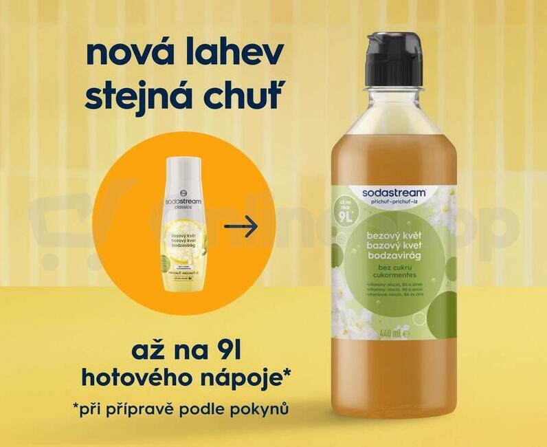 Příchuť Bezinka Zero 440ml DC SodaStream