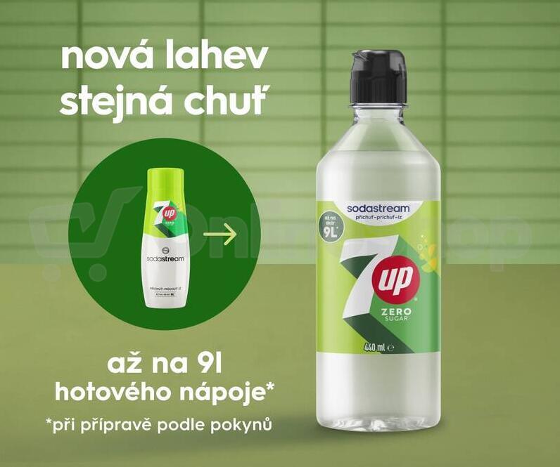 Příchuť SodaStream Příchuť 7UP 440 ml DC SODASTRE