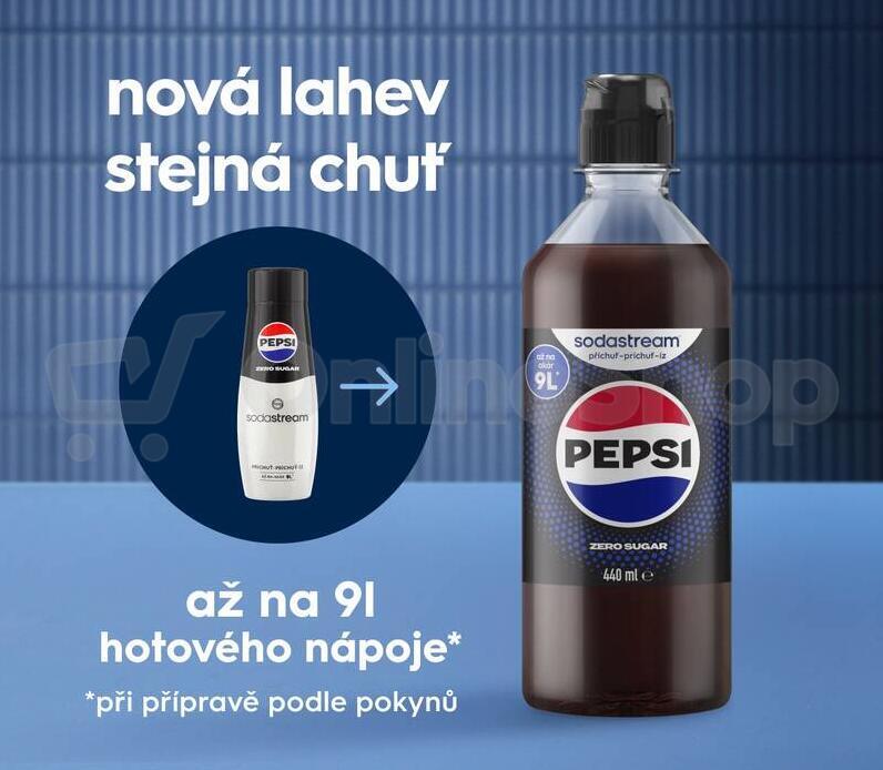 Příchuť SodaStream Příchuť PEPSI ZERO 440 ml DC S