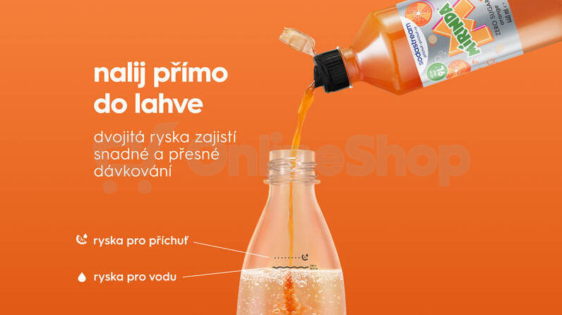 Příchuť MIRINDA ZERO 440 ml DC SODA SodaStream