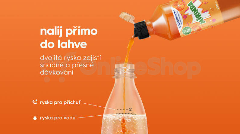 Příchuť SodaStream Příchuť MIRINDA 440 ml DC SODA