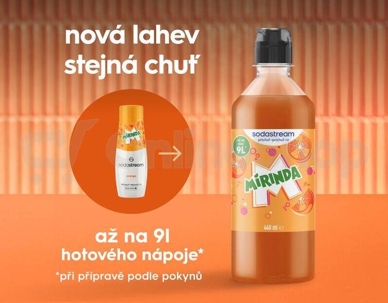 Příchuť SodaStream Příchuť MIRINDA 440 ml DC SODA