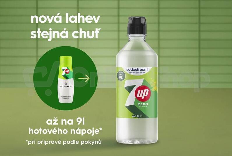 Příchuť SodaStream Příchuť 7UP ZERO 440 ml DC SOD