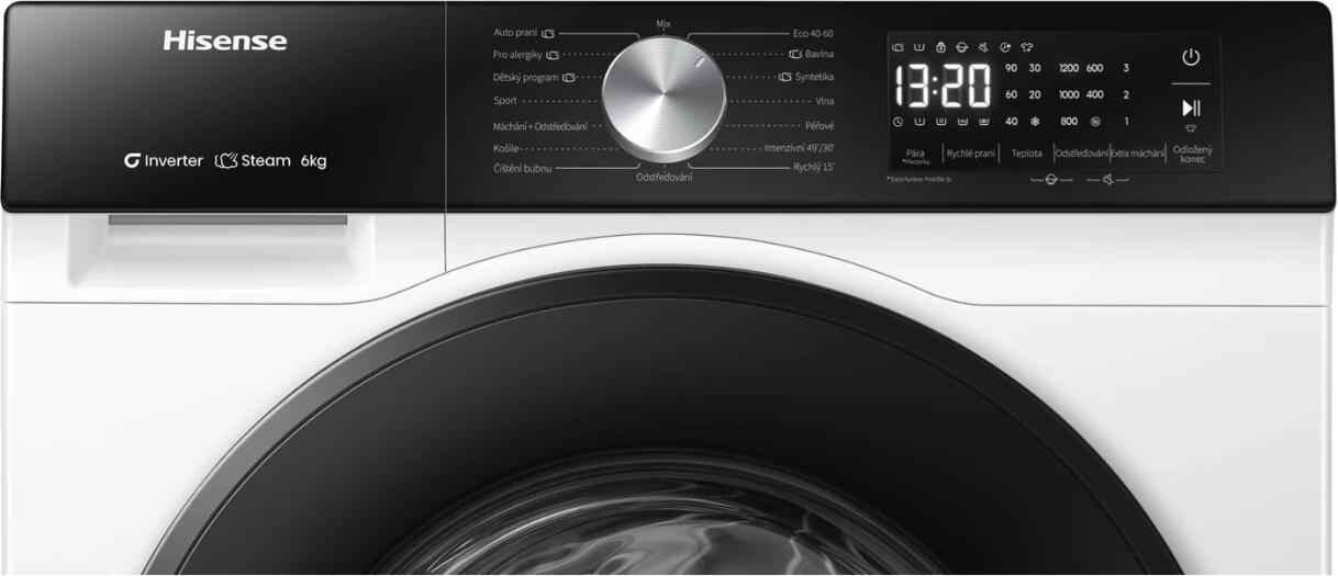 Rychlé programy pračky Hisense WF3S6021BWU