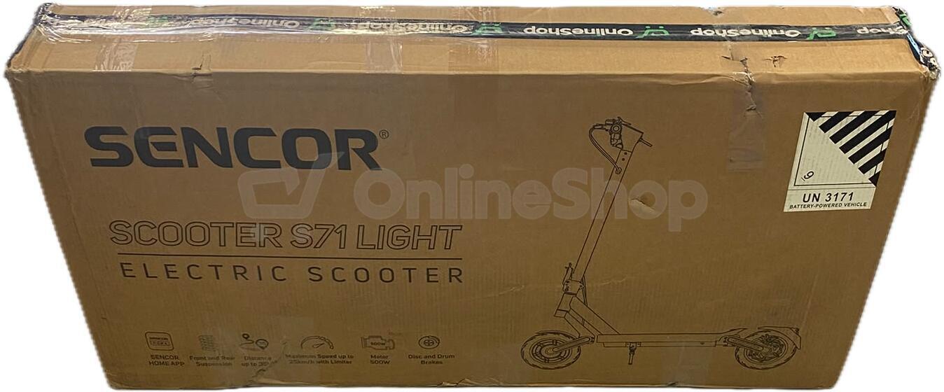 ELEKTRICKÁ KOLOBĚŽKA Sencor SCOOTER S71 LIGHT | Skutečná fotografie prodávaného kusu