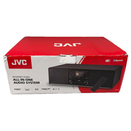 All-in-One Audio systém JVC RD-E984B, černý | Skutečná fotografie prodávaného kusu