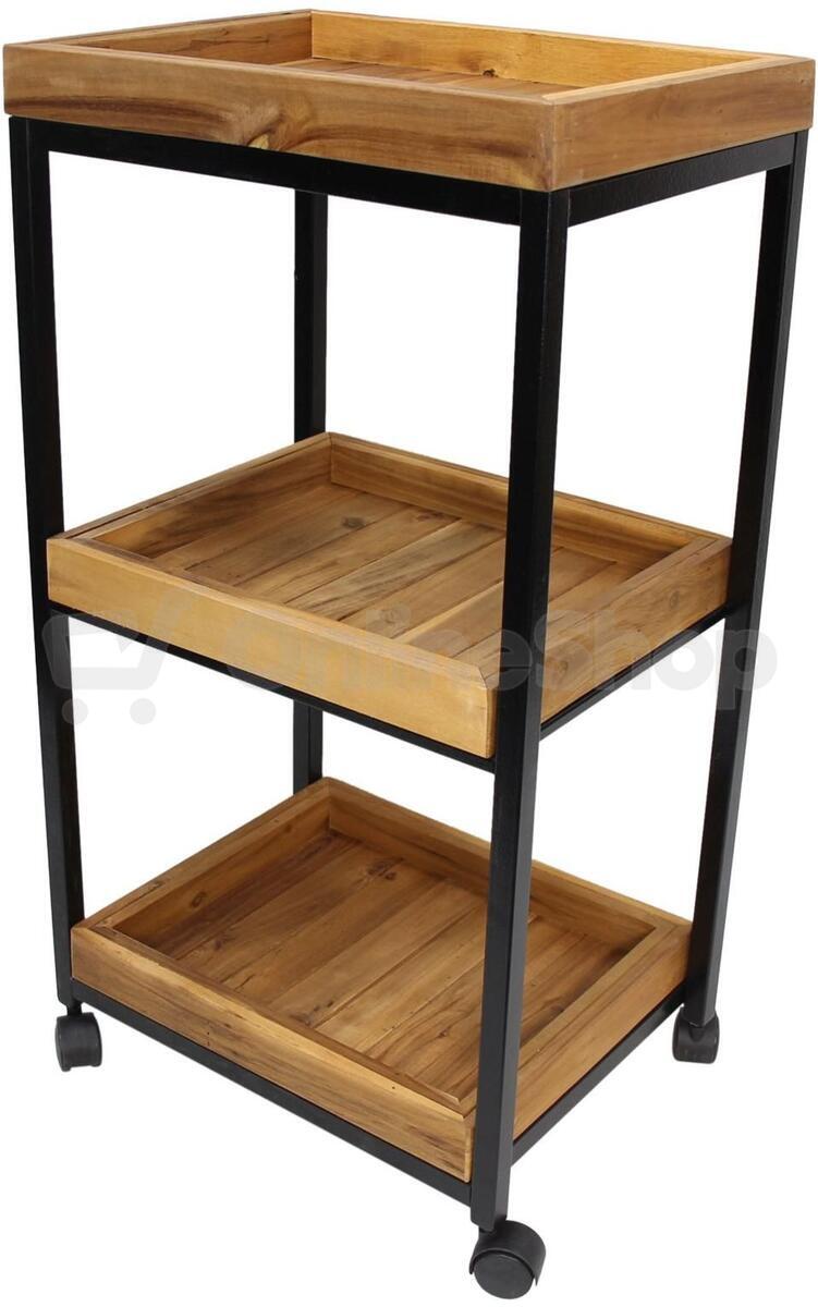 Frank Flechtwaren servírovací vozík Living-Wood
