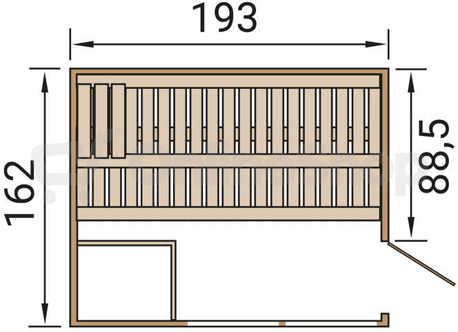 WEKA sauna KEMI PANORAMA 1