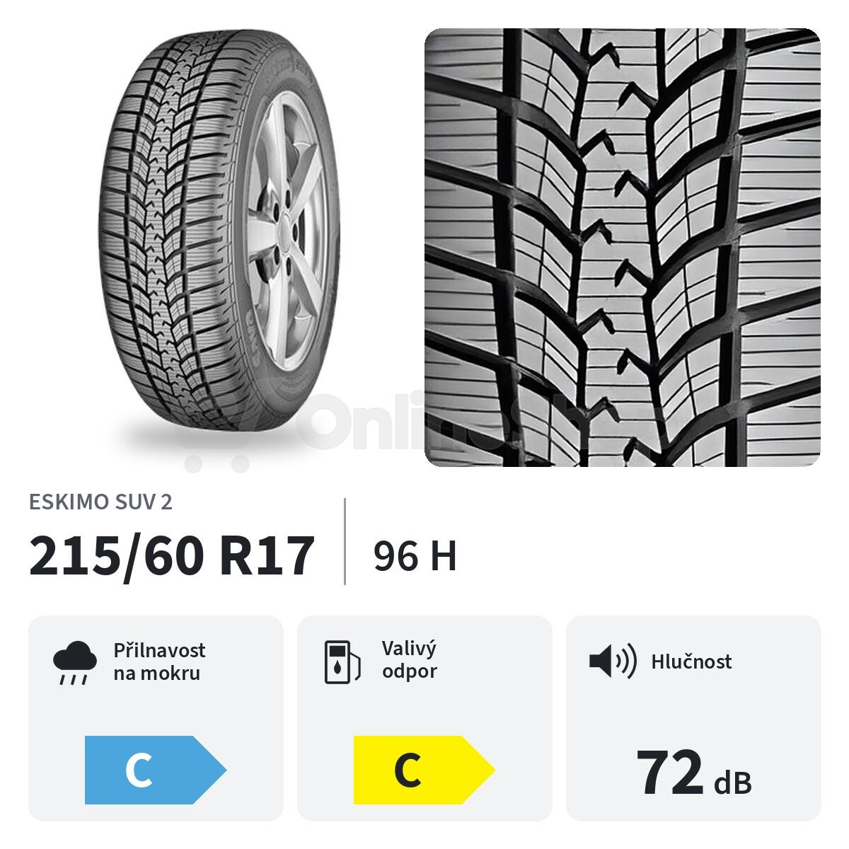 Zimní pneu SAVA 215/60 R17 96H ESKIMO SUV 2