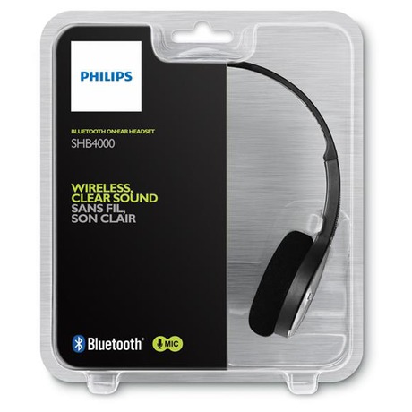 Sluchátka Philips SHB4000 - černá - Philips SHB4000 -&nbsp;černá (foto 1)