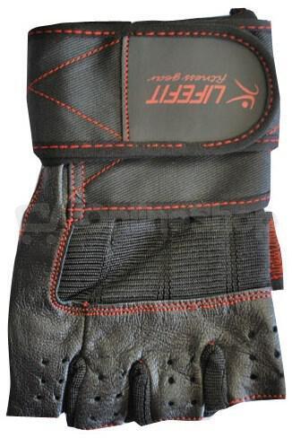Rukavice Lifefit Fitnes velikost XL, černá