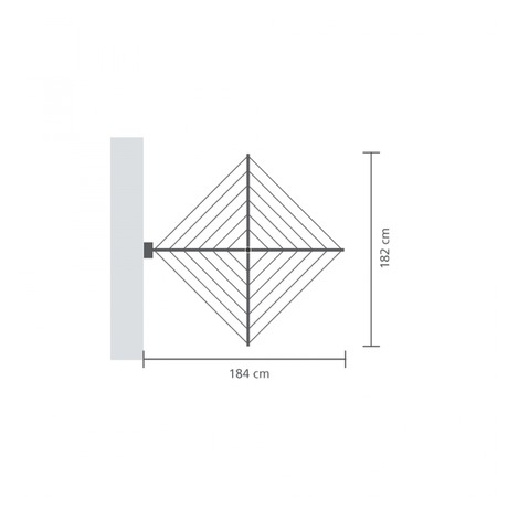 Sušák na prádlo Brabantia WallFix 24 m - Brabantia WallFix 24&nbsp;m (foto 10)