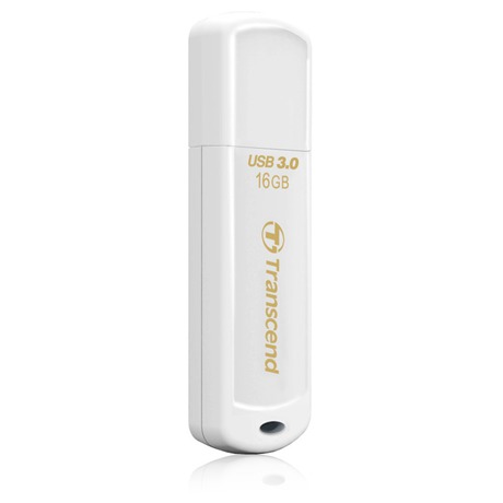 Flash USB Transcend JetFlash 730 16GB USB 3.0 - bílý