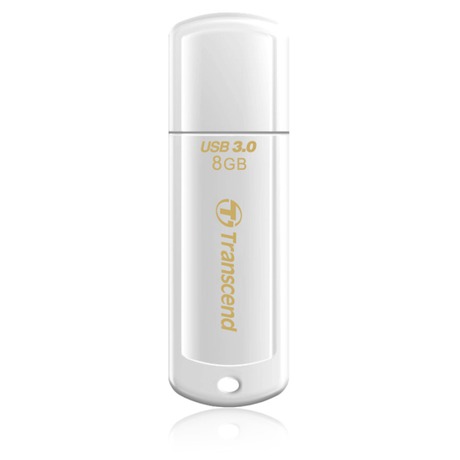 Flash USB Transcend JetFlash 730 8GB USB 3.0 - bílý