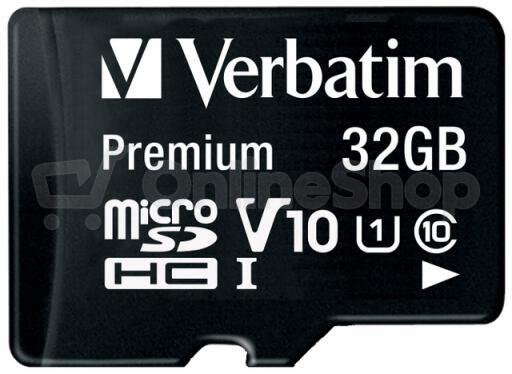 Paměťová karta Verbatim microSDHC 32GB Class 10 44083