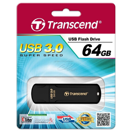 Flash USB Transcend JetFlash 700 64GB USB 3.0 - černý