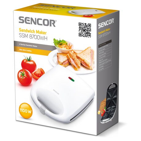 Sendvičovač Sencor SSM 8700WH - Sencor SSM 8700WH (foto 2)