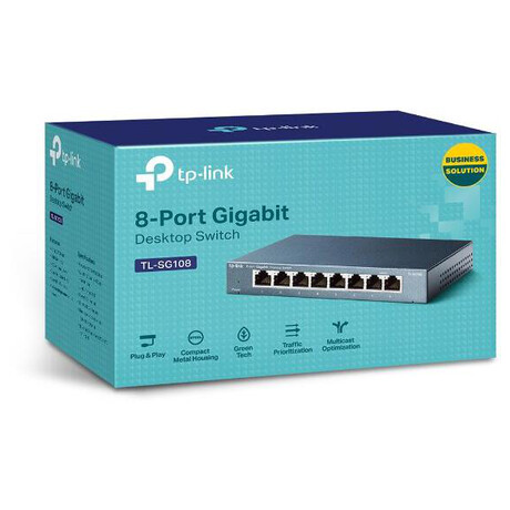 TP-Link TL-SG108 8x Gigabit Desktop Switch
