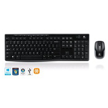 Logitech Wireless Combo MK270, CZ, černá (foto 7)