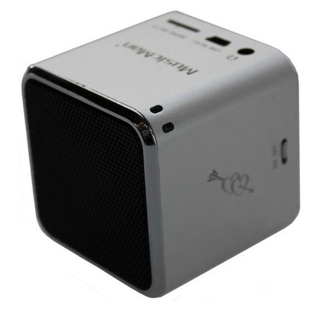 Přenosný reproduktor Technaxx Mini MusicMan, stříbrný - Technaxx Mini MusicMan, stříbrný (foto 2)
