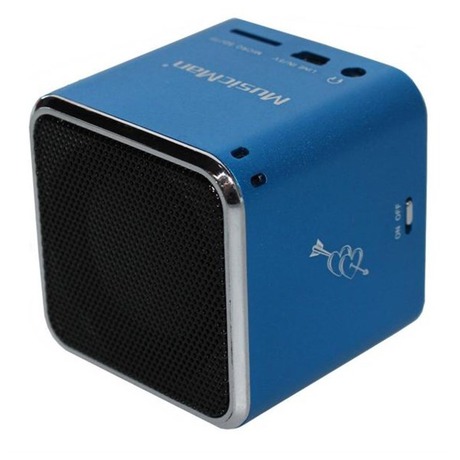 Přenosný reproduktor Technaxx Mini MusicMan, modrý - Technaxx Mini MusicMan, modrý (foto 1)