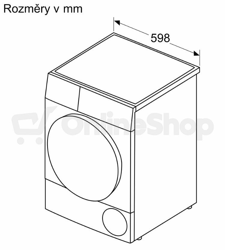 Sušička prádla Bosch WQA23200CS Serie 4