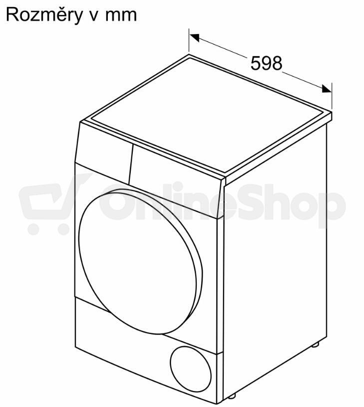 Sušička prádla Bosch WQN246D1BY Serie 6