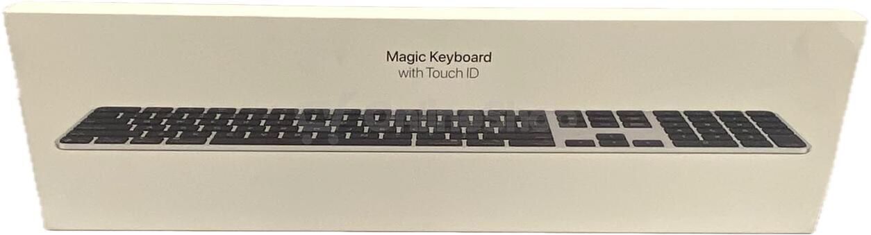 Apple Magic Keyboard Numeric Touch ID/Bezdrátová Bluetooth/CZ layout/Černá (MXK83CZ/A) | Skutečná fotografie prodávaného kusu