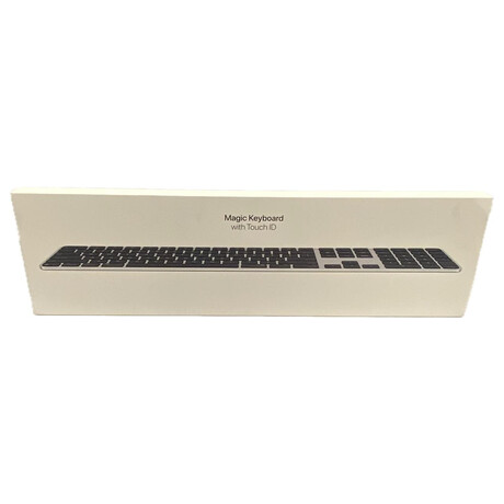 Apple Magic Keyboard Numeric Touch ID/Bezdrátová Bluetooth/CZ layout/Černá (MXK83CZ/A) | Skutečná fotografie prodávaného kusu