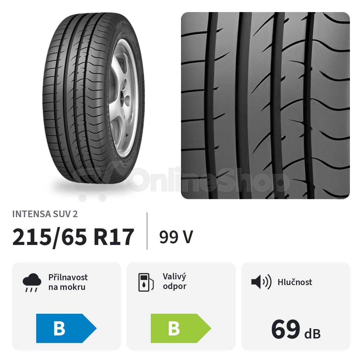 Letní pneu SAVA 215/65 R17 99V INTENSA SUV 2