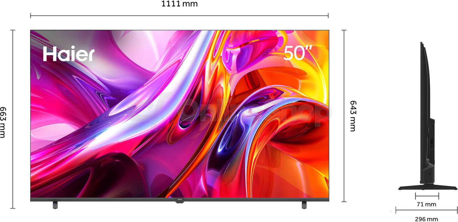 Smart TV Haier H50K85GUX