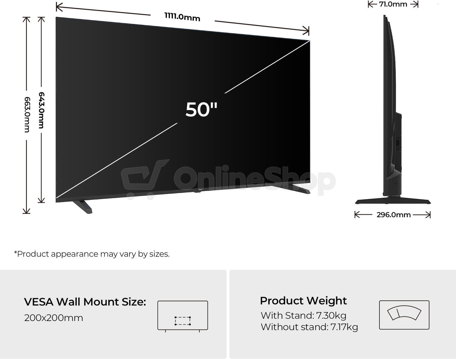 Smart TV Haier H50K85GUX