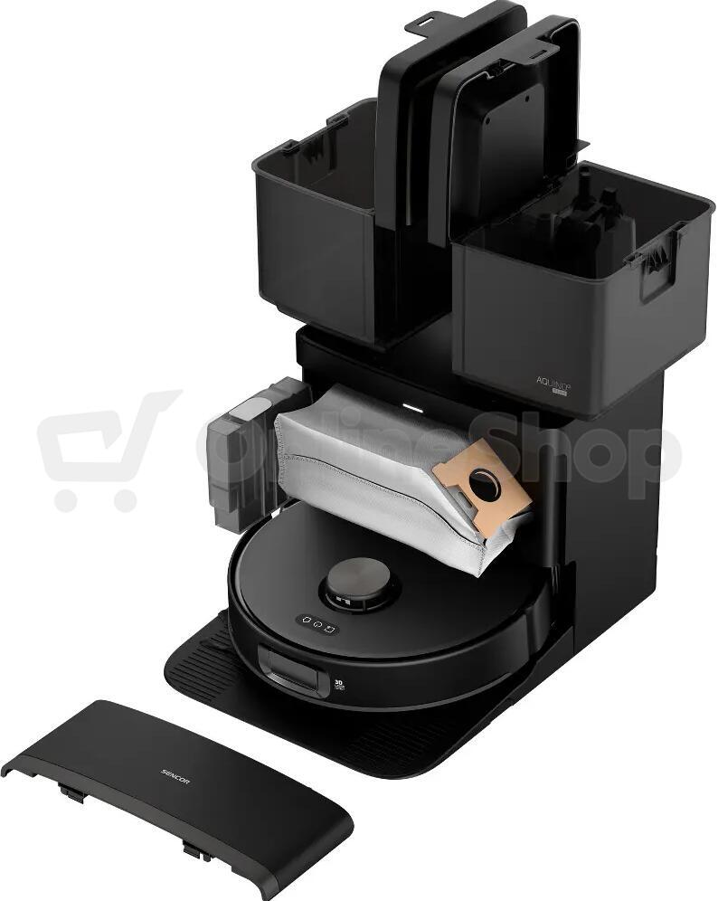 Robotický vysavač Sencor SRV 9590BK Aquino+ Cut&Clean